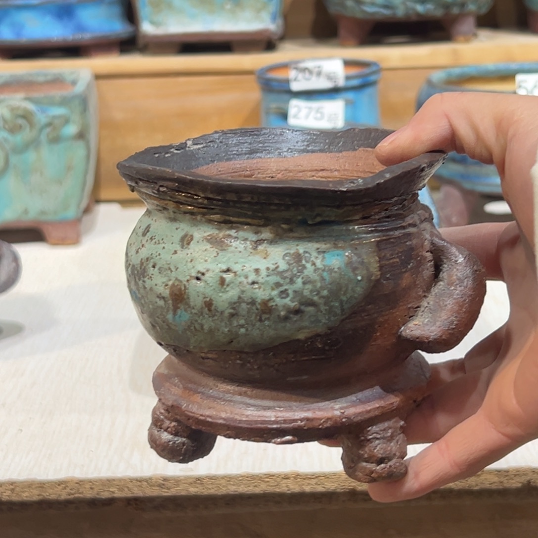 老***板尚雅陶坊多肉花盆，内口径8.5