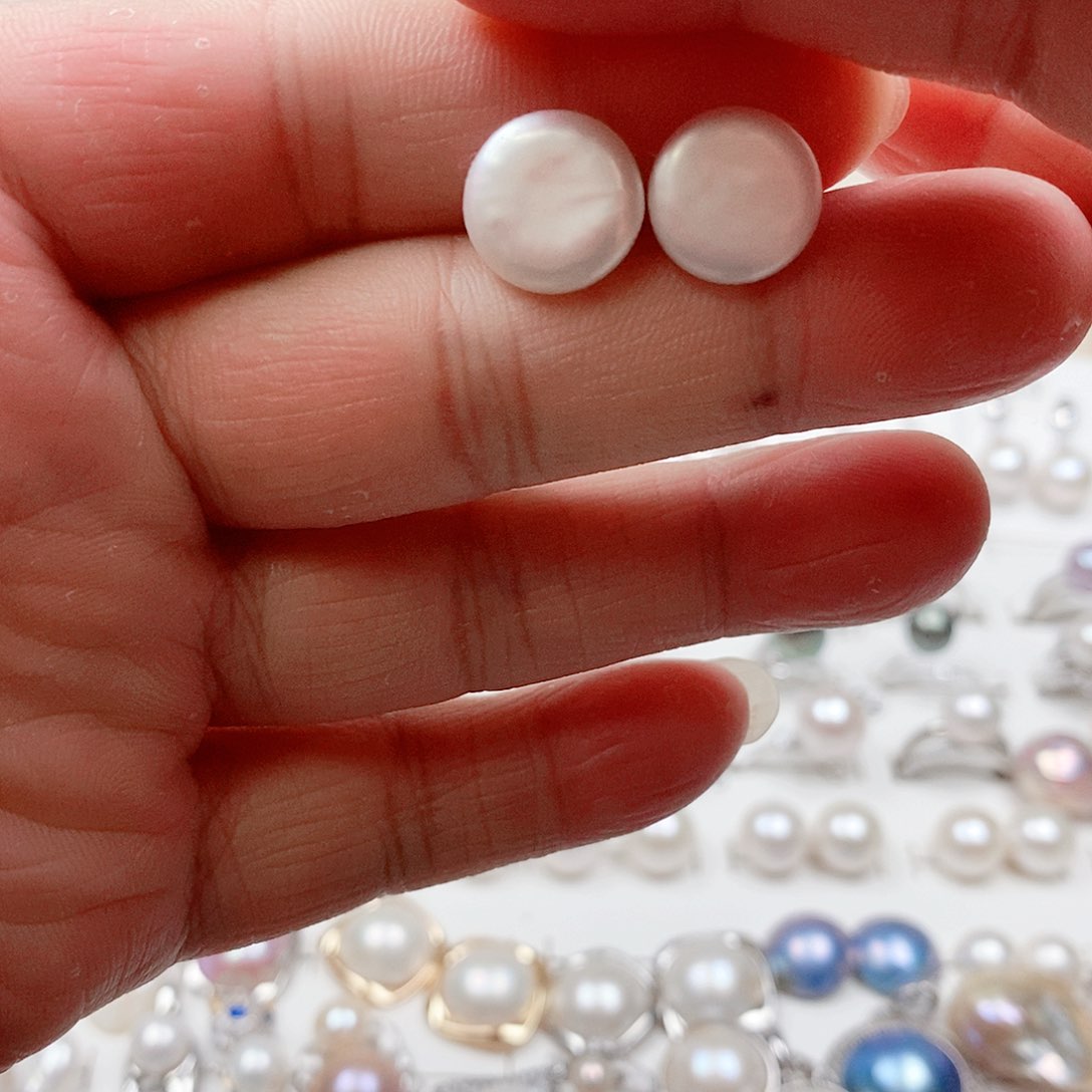 淡水珍珠银S925镶嵌颈饰