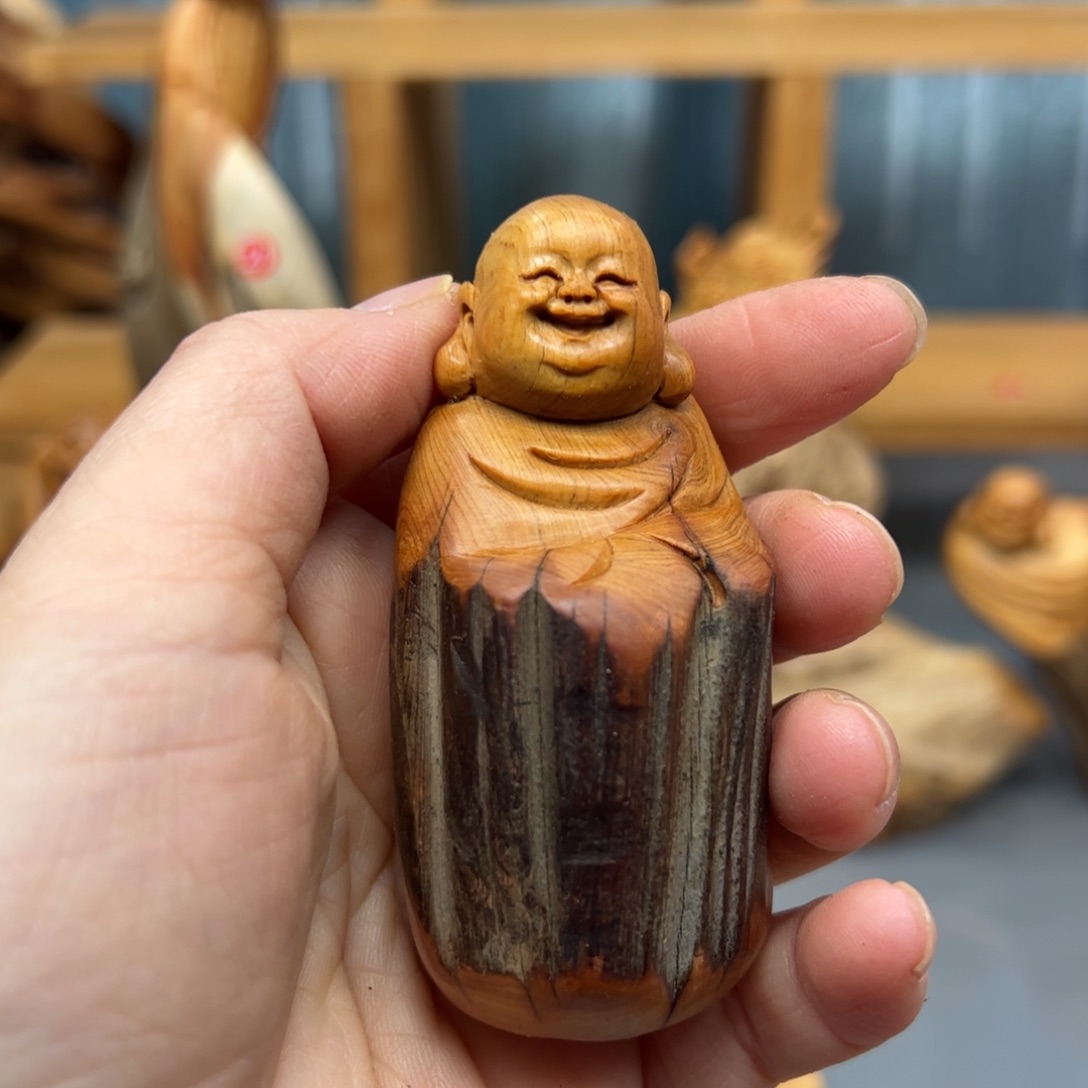 柏木崖柏木摆件手把件30