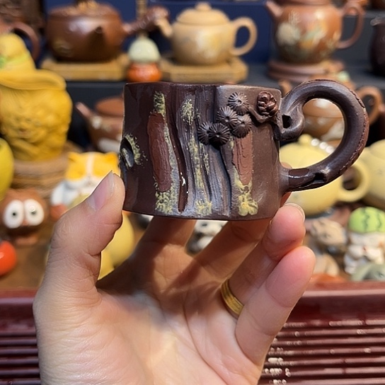 紫砂茶杯紫砂主人杯