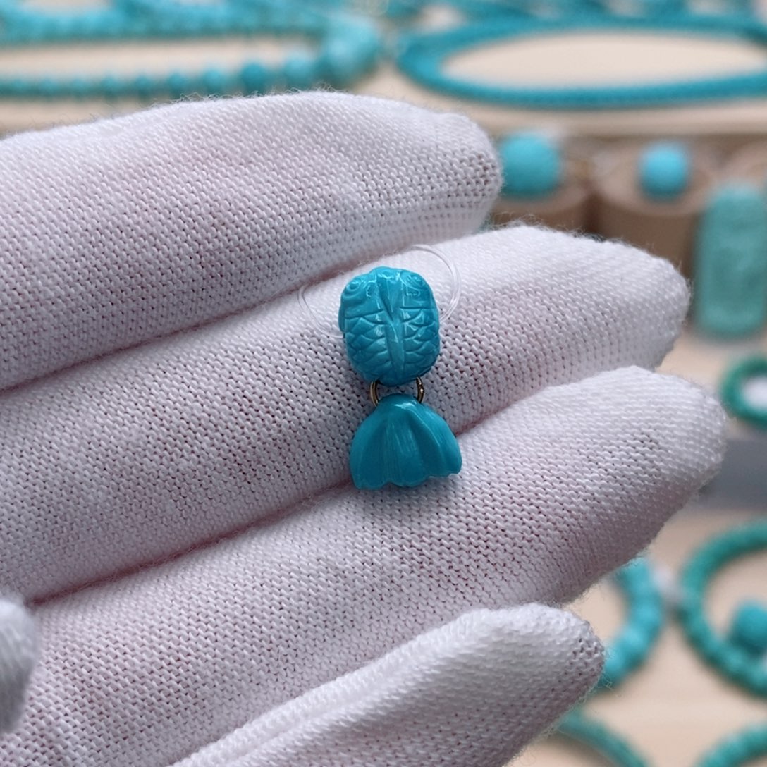 绿松石珠宝奇石未镶嵌