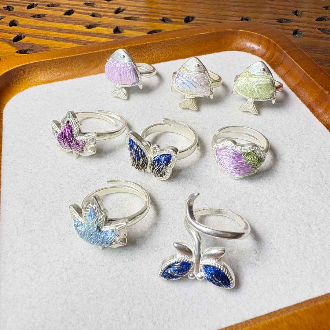 民族风手工艺戒指