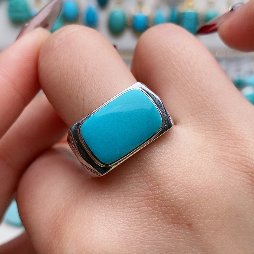 【闪购商品】绿松石珠宝奇石银S925镶嵌