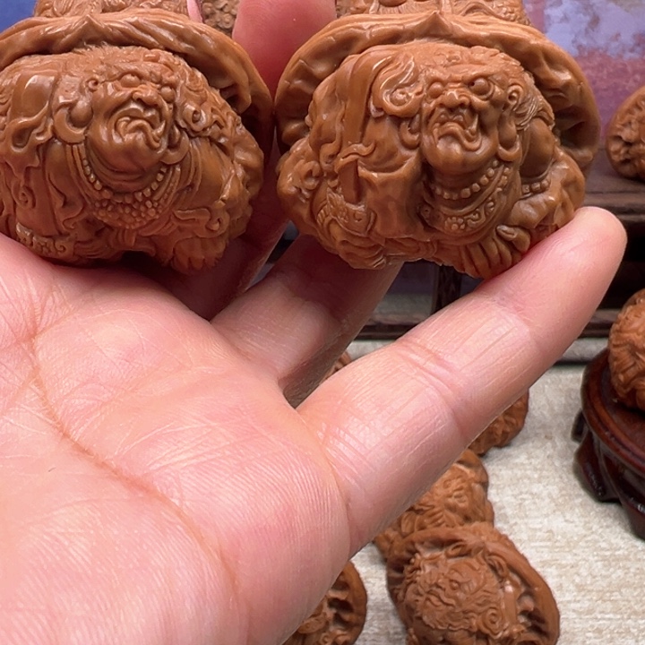 把件核桃蛤蟆头御龙明王