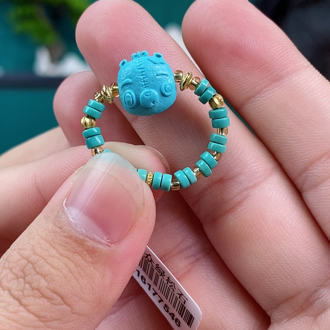 绿松石珠宝奇石未镶嵌