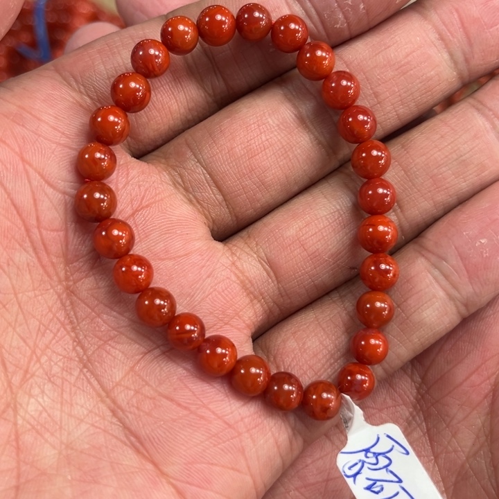 南红玛瑙手链未镶嵌Y