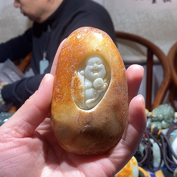 和田玉把件未镶嵌