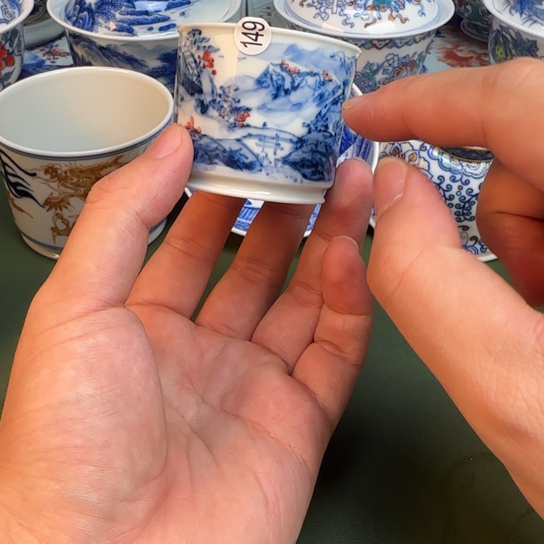 彦祖纯手工手绘茶具149