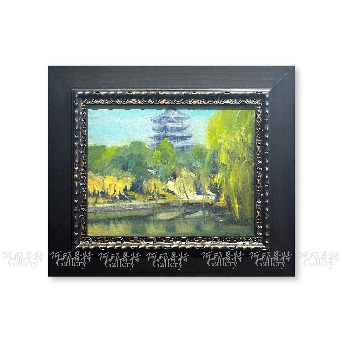 【奈良古塔】收藏级日本古画 "60*50" - No.902 ‧ Anagata Gallery