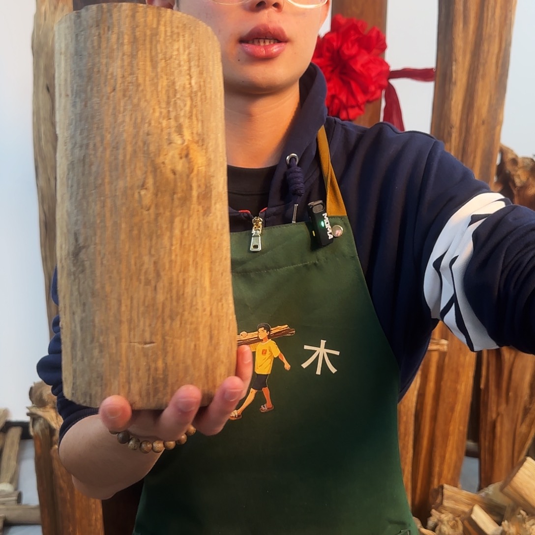 沉香摆件天然沉香原木摆件➕底座