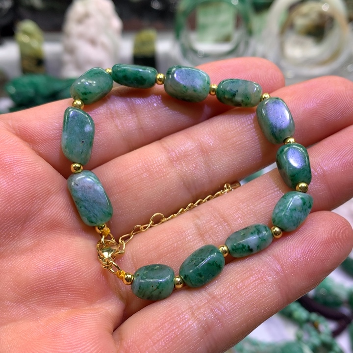 独山玉未镶嵌手链