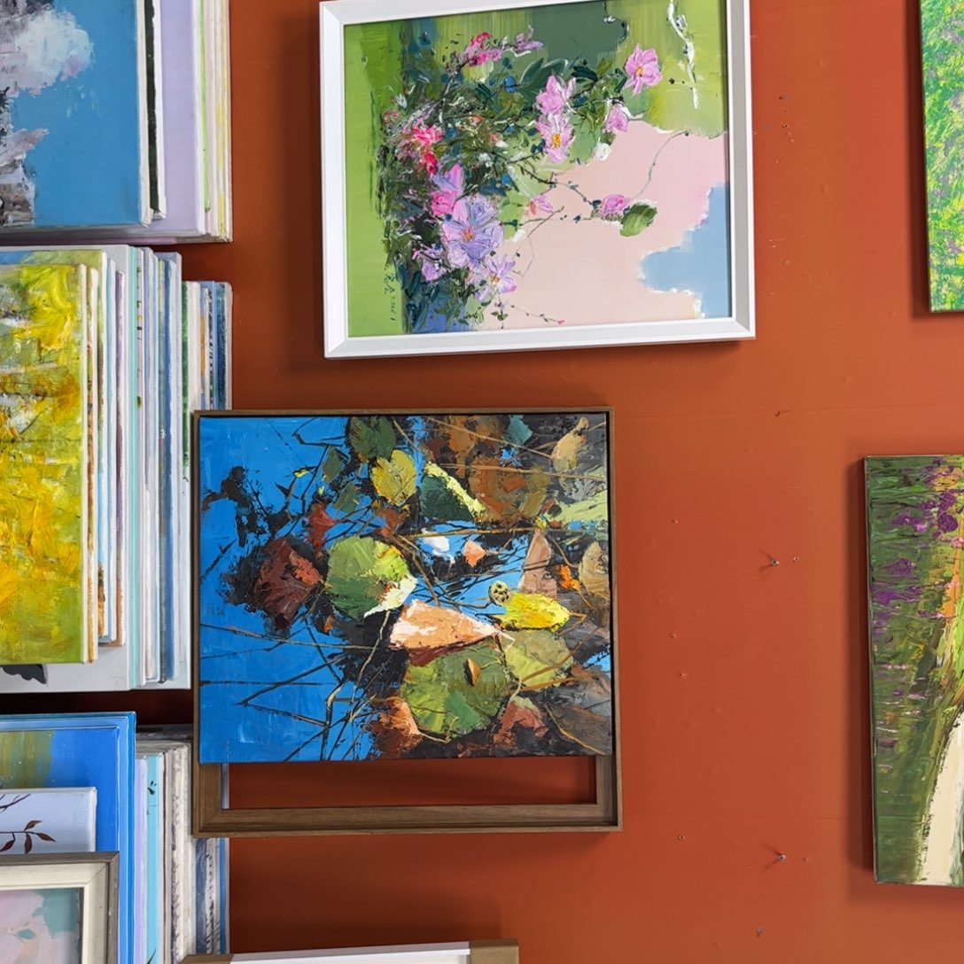 木***人手工手绘精品油画2幅