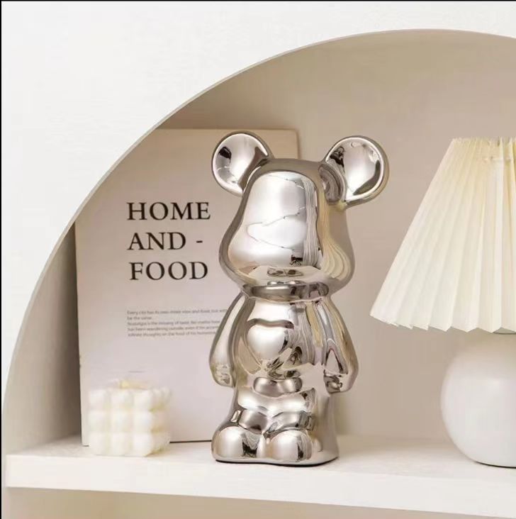 盲眼男孩入户玄关桌面摆件潮玩摆件