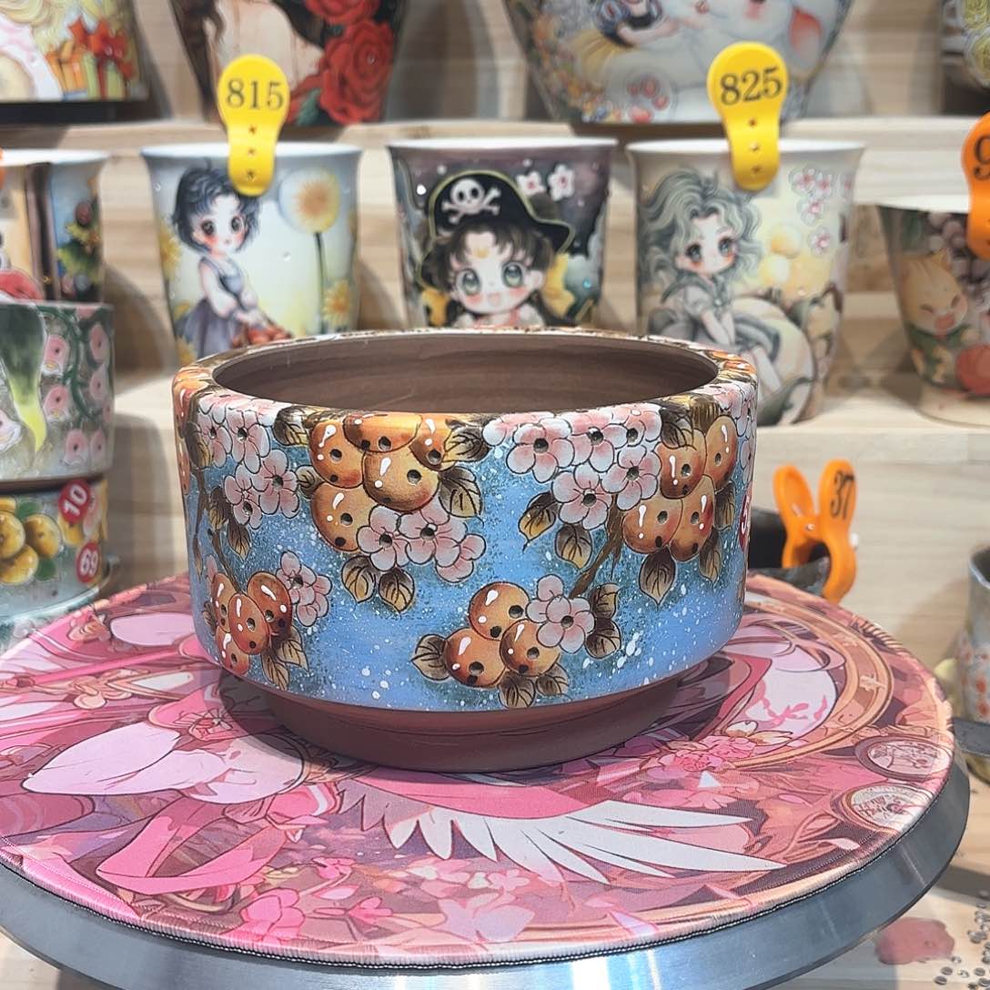 紫砂花盆手工花盆默认微瑕14/10