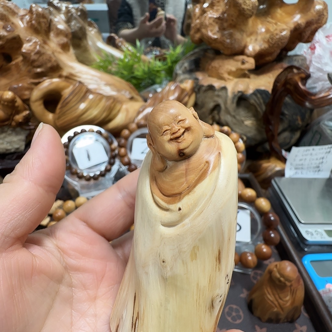 柏木（崖柏）太行崖柏陈化双色乐乐摆件