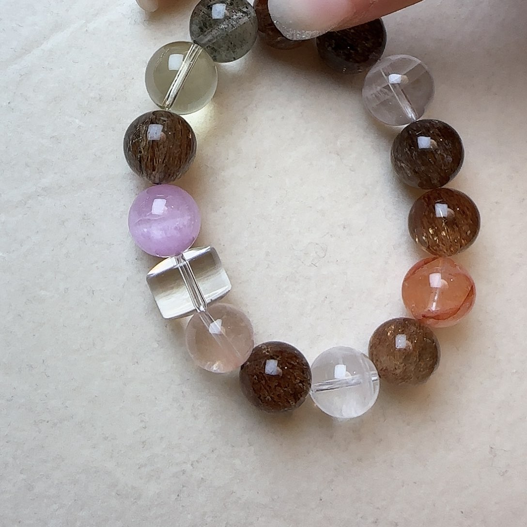 水晶手链未镶嵌手****0大气上档次