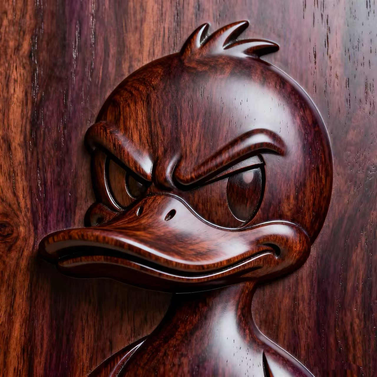 印度小叶紫檀无事牌【乾坤未定，你我皆是黑马。加油鸭！】