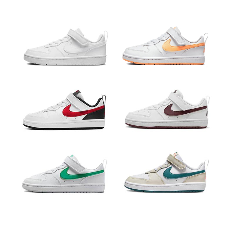 正品耐克NIKE经典男童女童小脚女生魔术贴板鞋休闲运动鞋DV5457