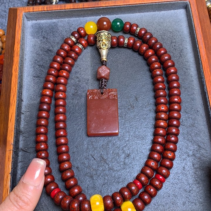 星月菩提吊坠菩提