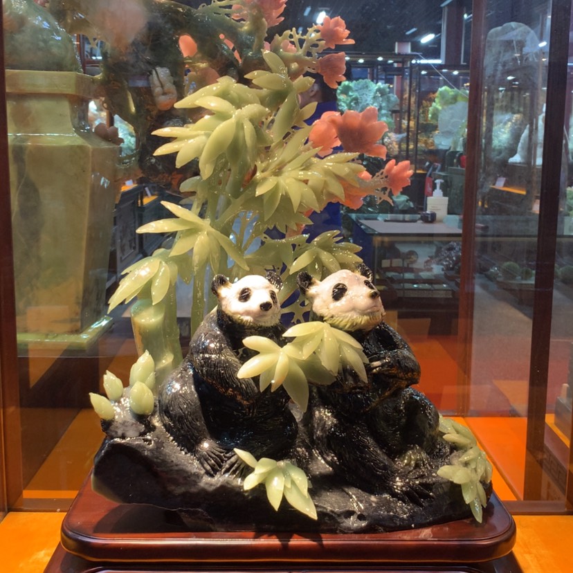 【闪购商品】未镶嵌蛇纹石玉摆件覆膜