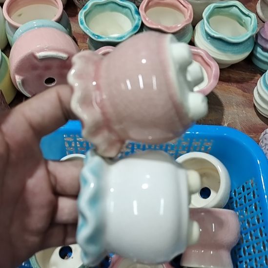 微瑕陶瓷盆12包邮