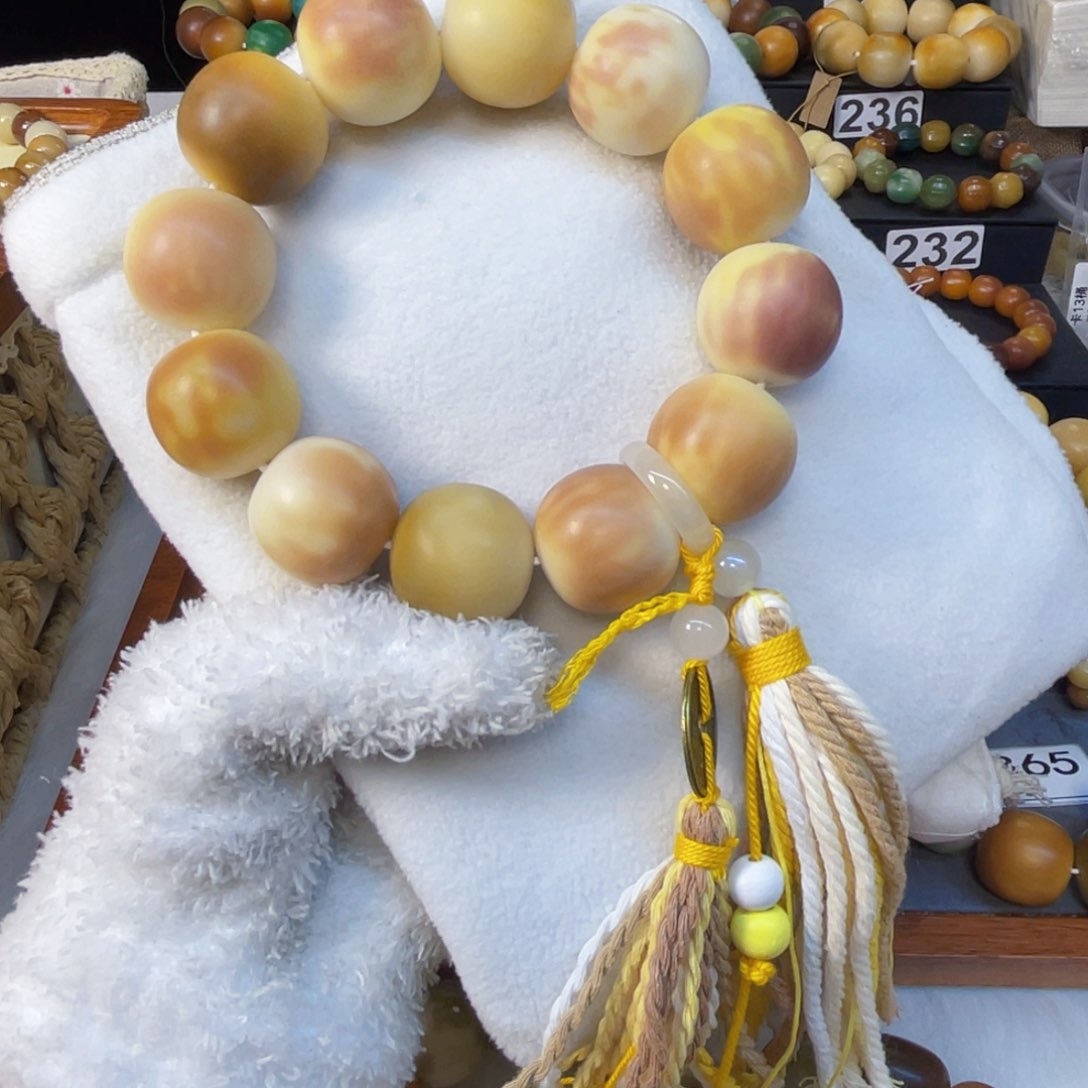 菩提根/象牙果手串微瑕