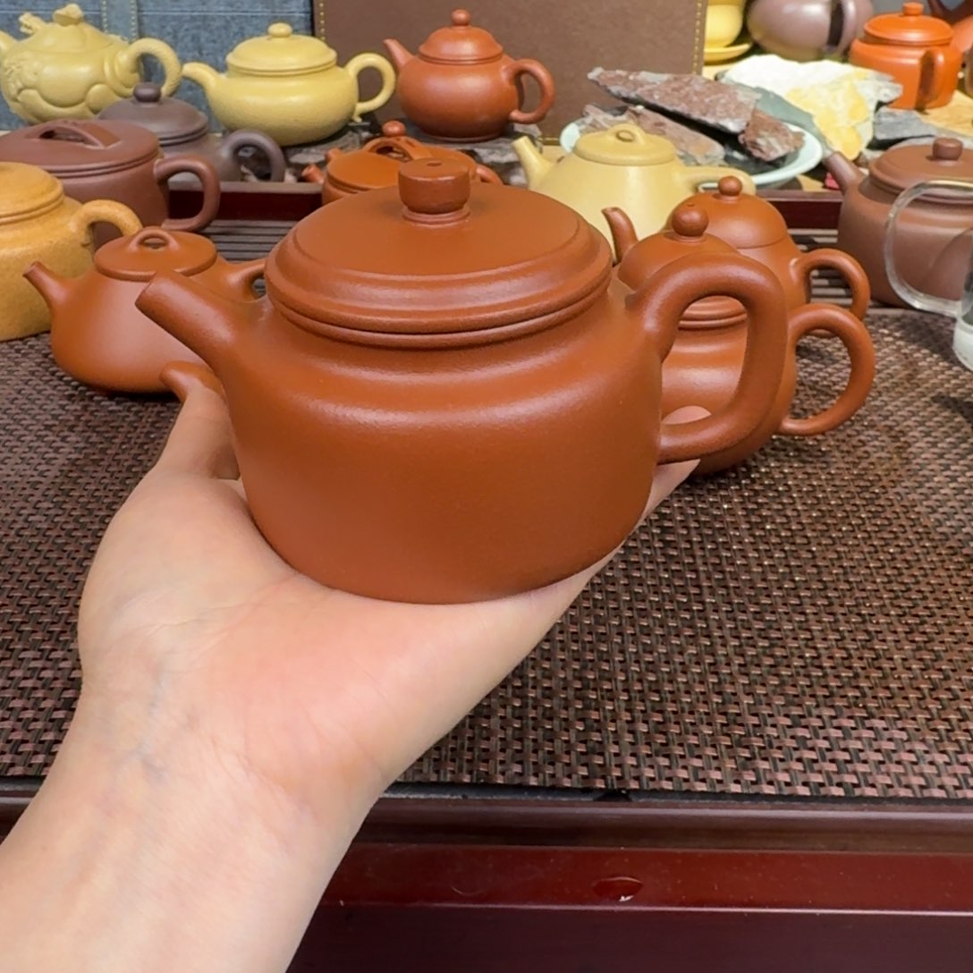 朱泥茶壶180毫升左右