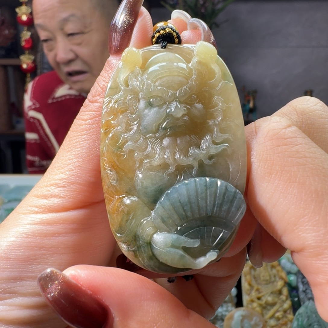 定制翡翠未镶嵌钟馗