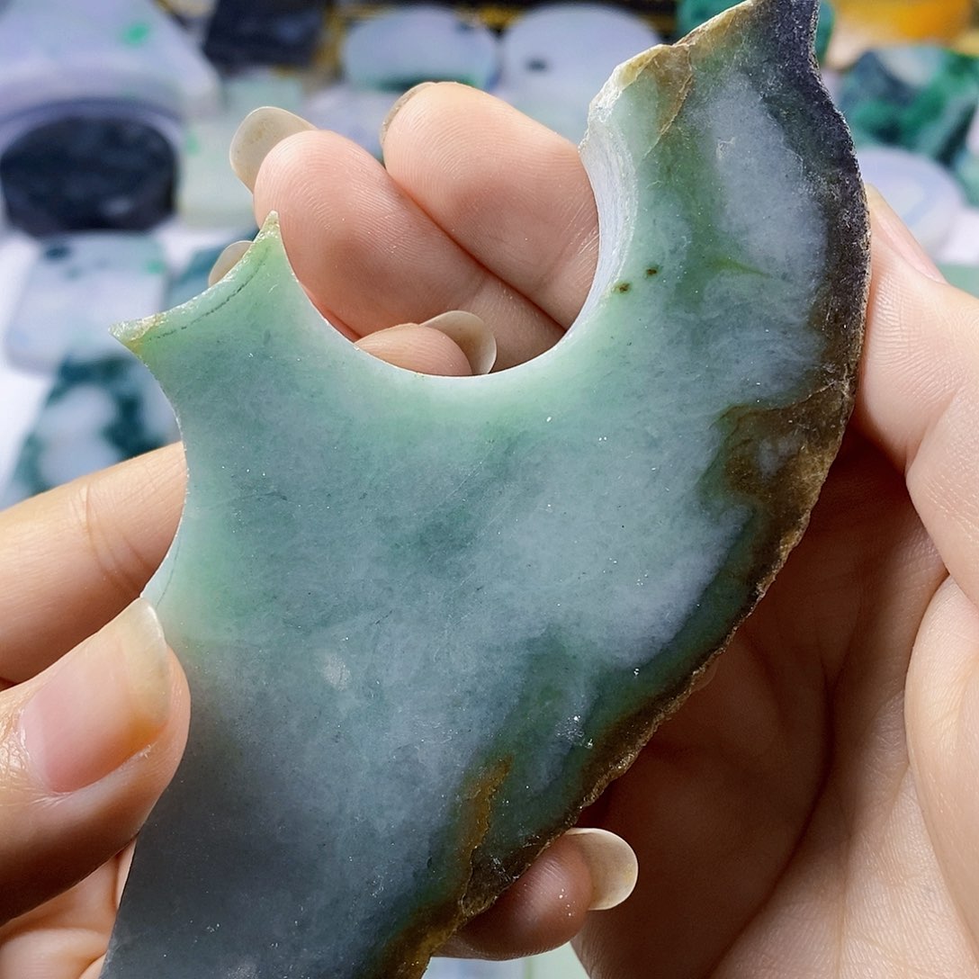 颈饰未镶嵌翡翠翡翠