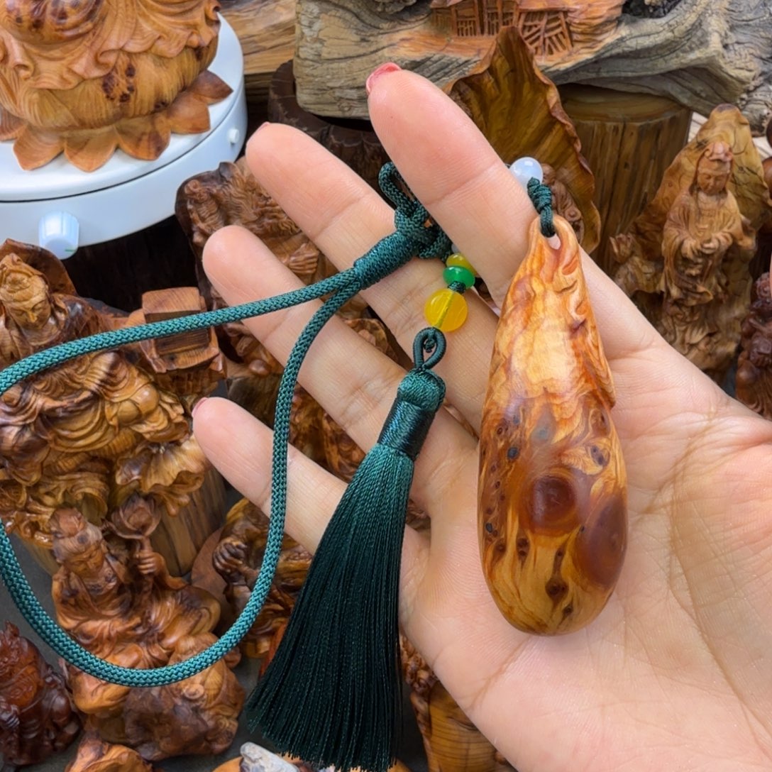 一***人柏木瘤花茄子手工