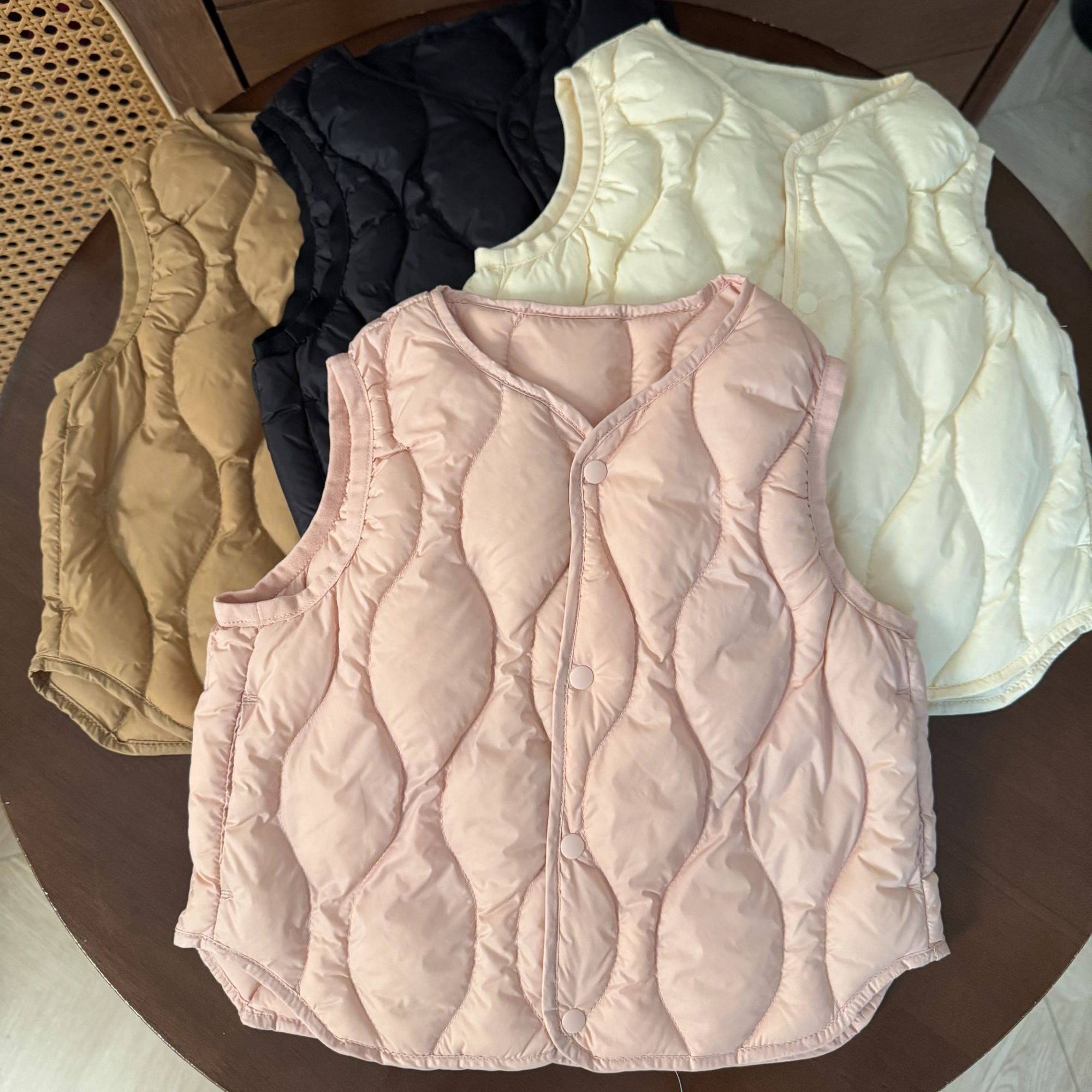 【纯色羽绒马甲】2025新款羽绒马甲内搭轻薄保暖秋冬