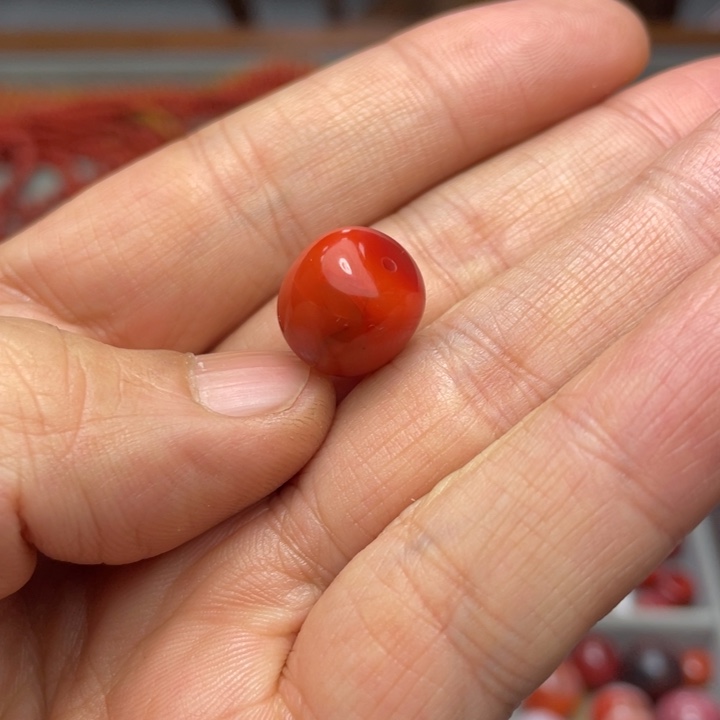 南红玛瑙手串12未镶嵌