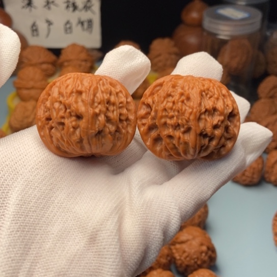 吊坠文玩核桃磨盘精对 40