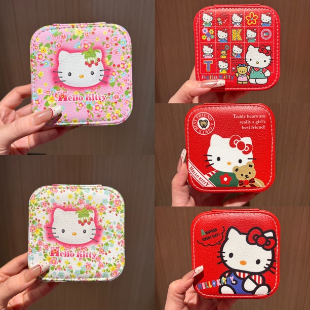 Kitty耳环项链戒指便携收纳盒