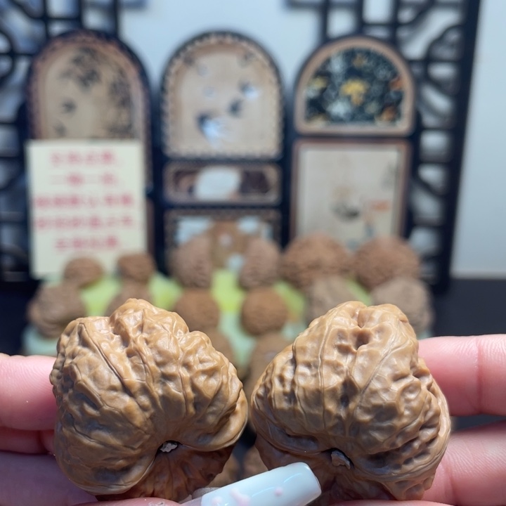 文玩核桃把件蛤蟆头5