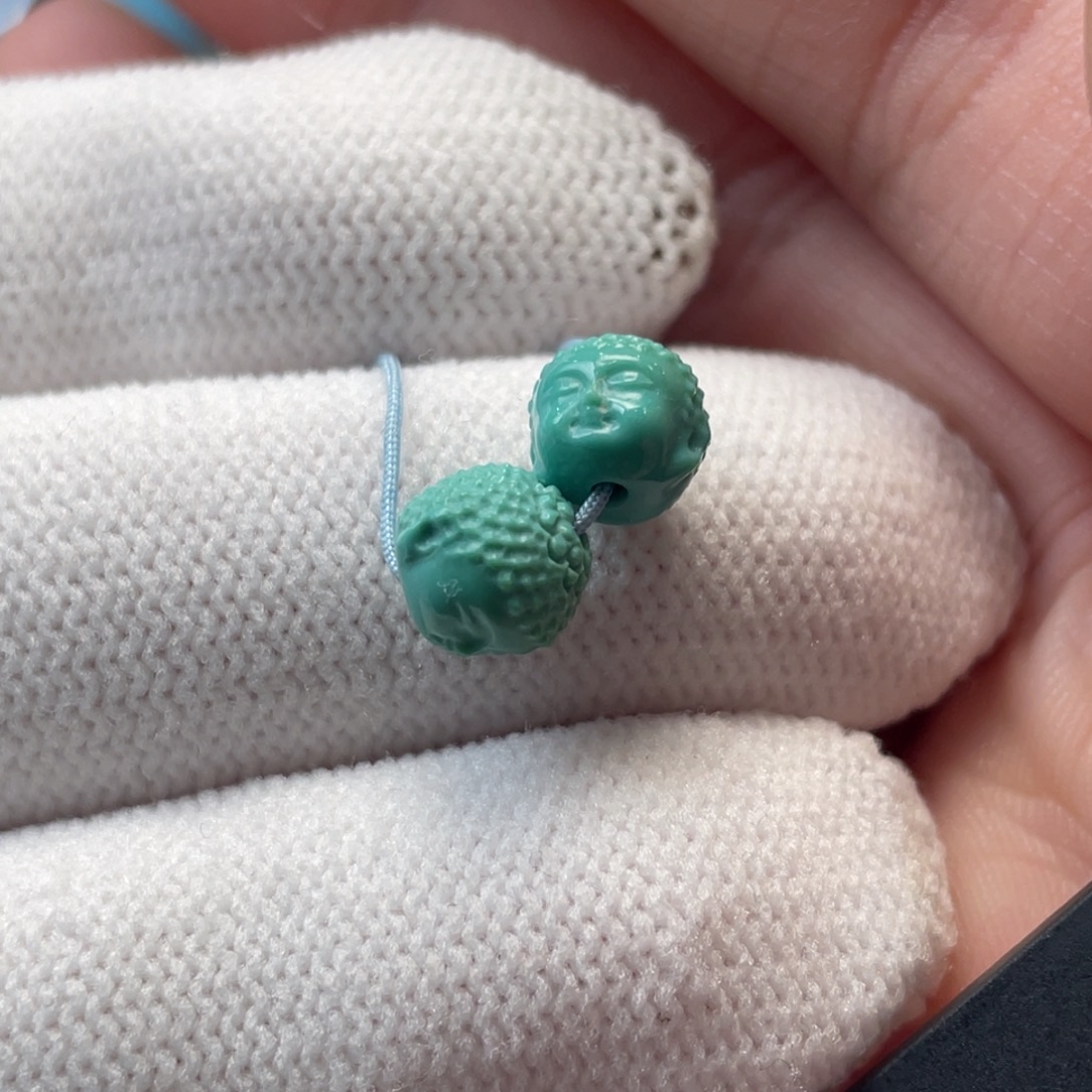 绿松石未镶嵌挂件