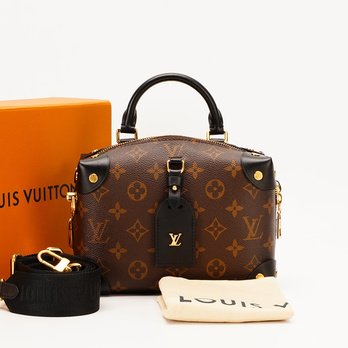 99新 LouisVuitton/路易威登 【一号店】petite软盒子包/98新
