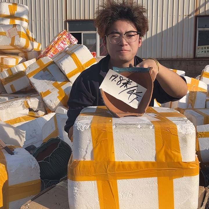 花盆紫砂宜兴紫砂粗陶花盆1号