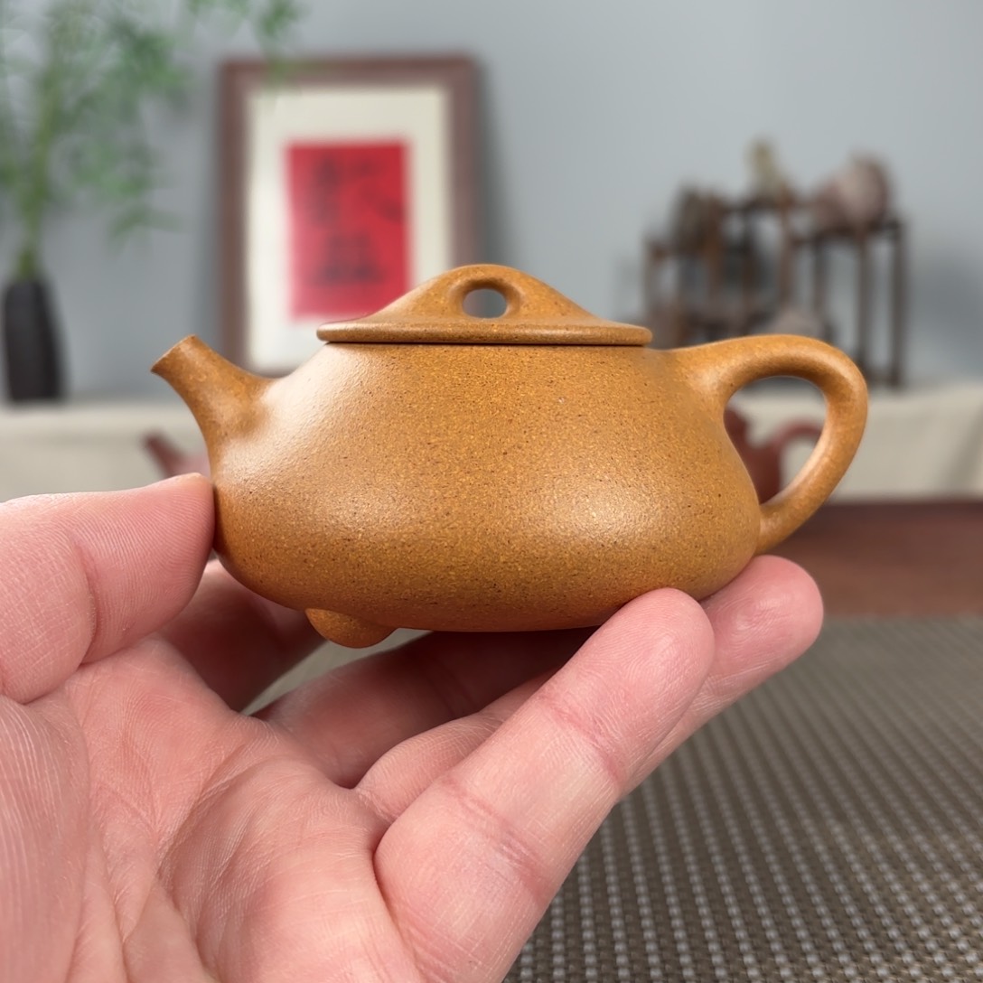 紫砂茶壶黄龙山原矿紫砂壶150