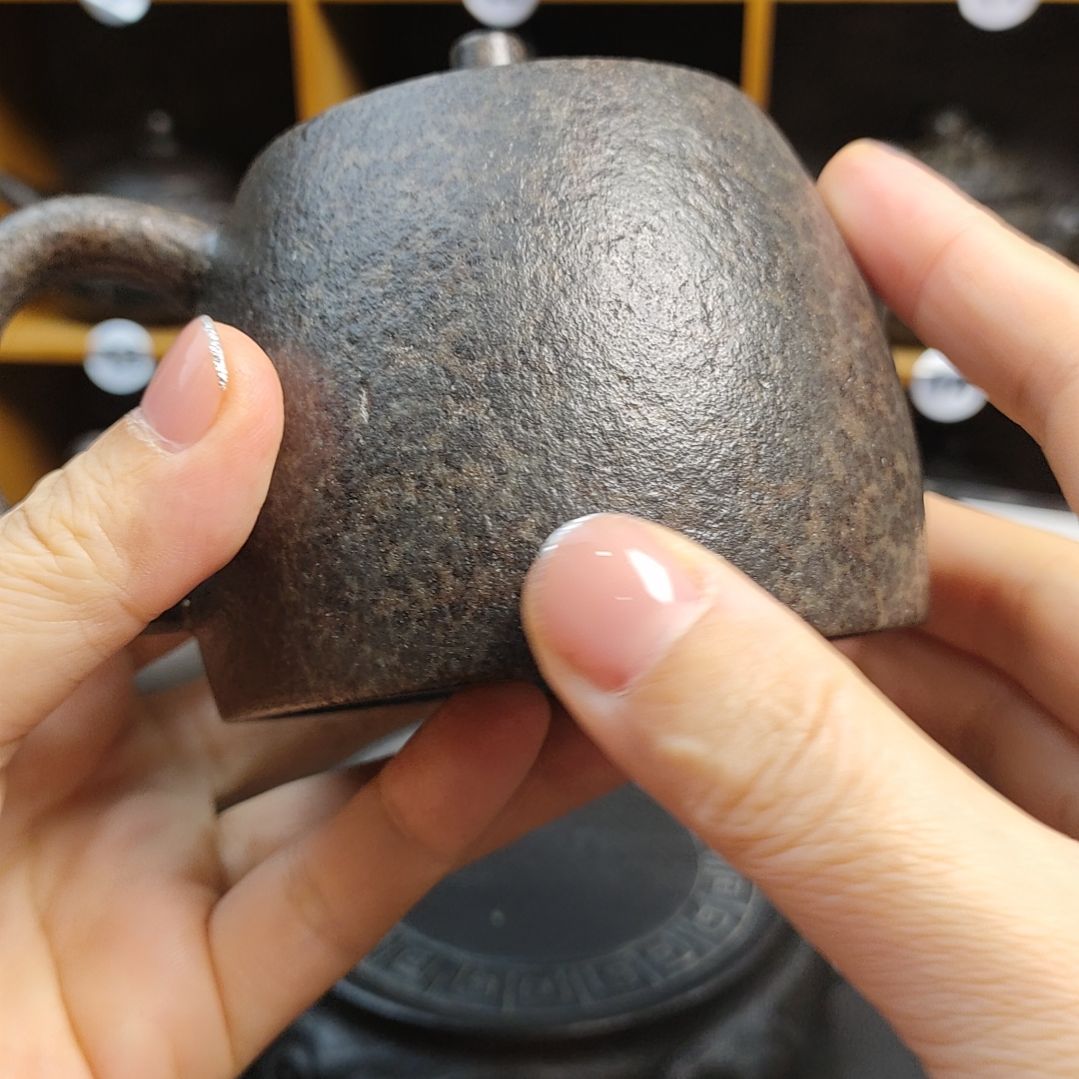 紫砂茶壶用****2汉铎壶冰碛岩石壶