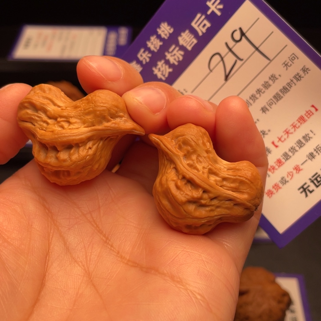 文玩核桃把件小鸟