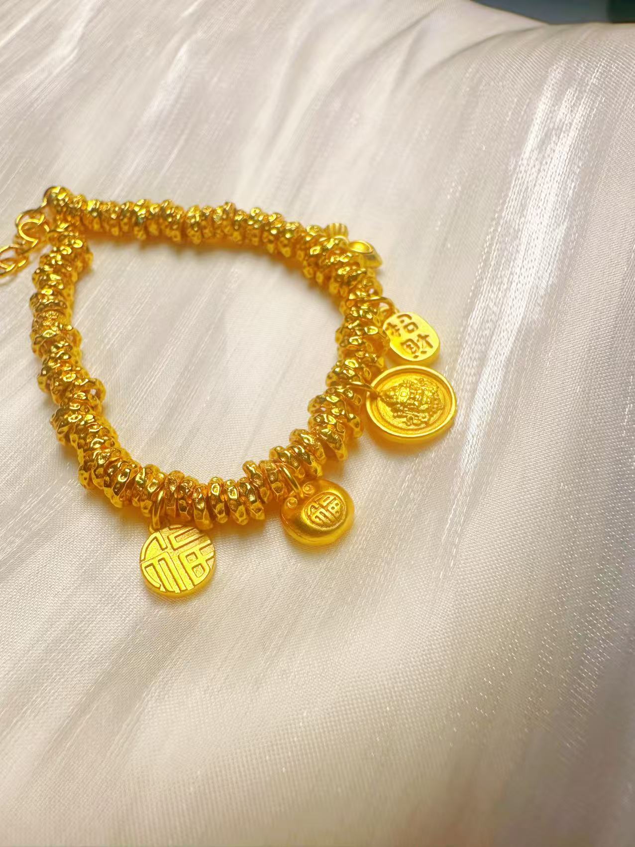 合金手链 胖福盘缠手链多样性发货