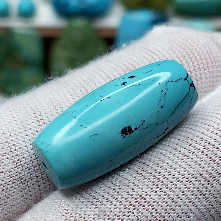 绿松石未镶嵌天然原矿 地大质检