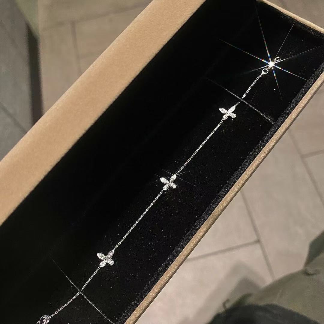 【富恩珠宝】0160 重金  三小蝴蝶手链ZSSL0 