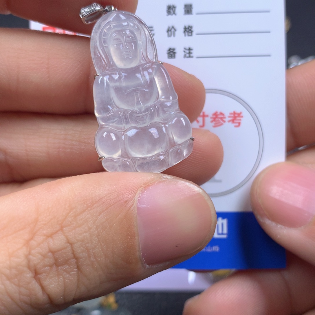 【闪购商品】翡翠颈饰18K金镶嵌废****贸翡翠