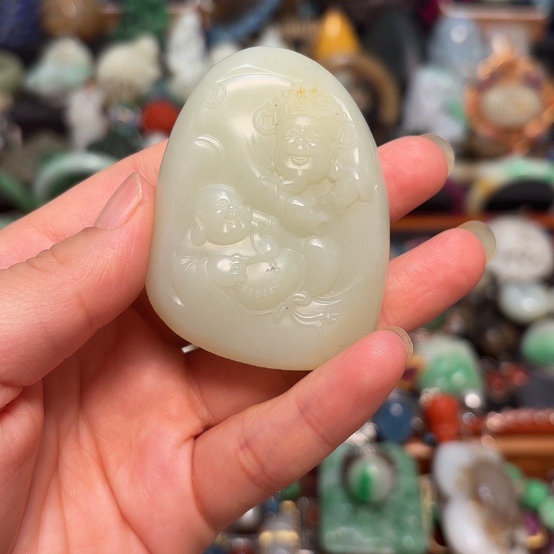 颈饰未镶嵌和田玉（糖玉）好东西好东西好东西好
