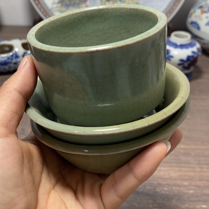 青***门陶摆件景德镇陶瓷艺术品