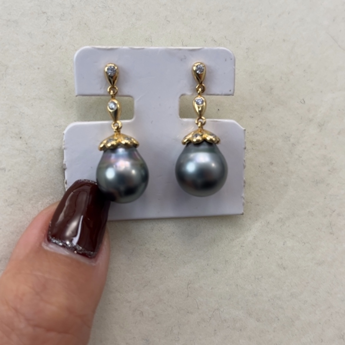 【闪购商品】海水珍珠耳饰银S925镶嵌