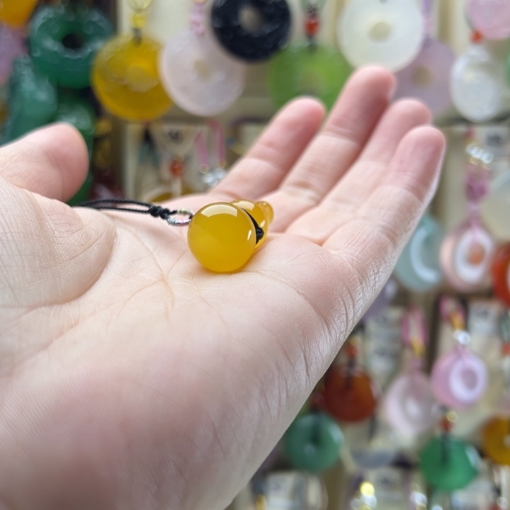 福***满玛瑙/玉髓未镶嵌颈饰