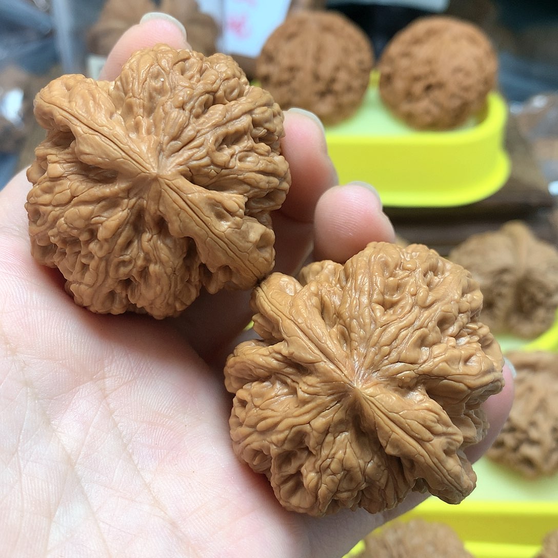 文玩核桃把件46球粗筋